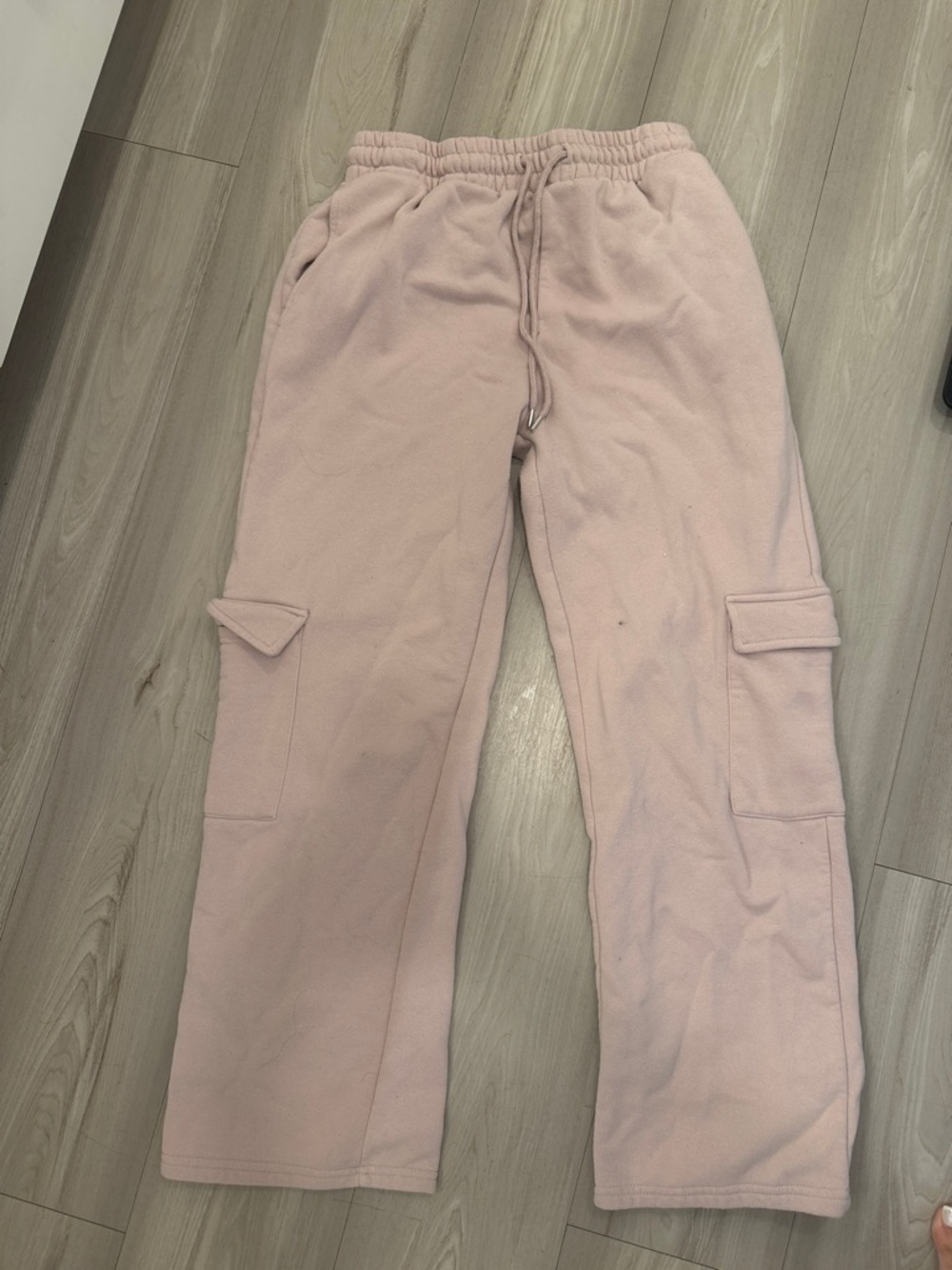 Light Pink Cargo Sweatpants